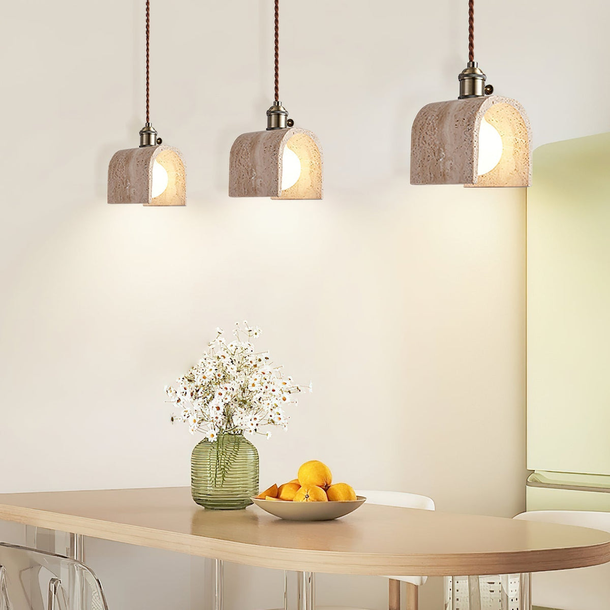 Qisk Travertine lampa wisząca