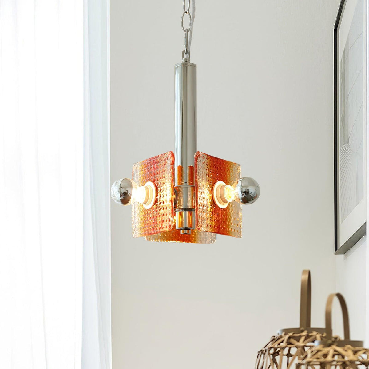 Vesk elegancka lampa wisząca ze szkła