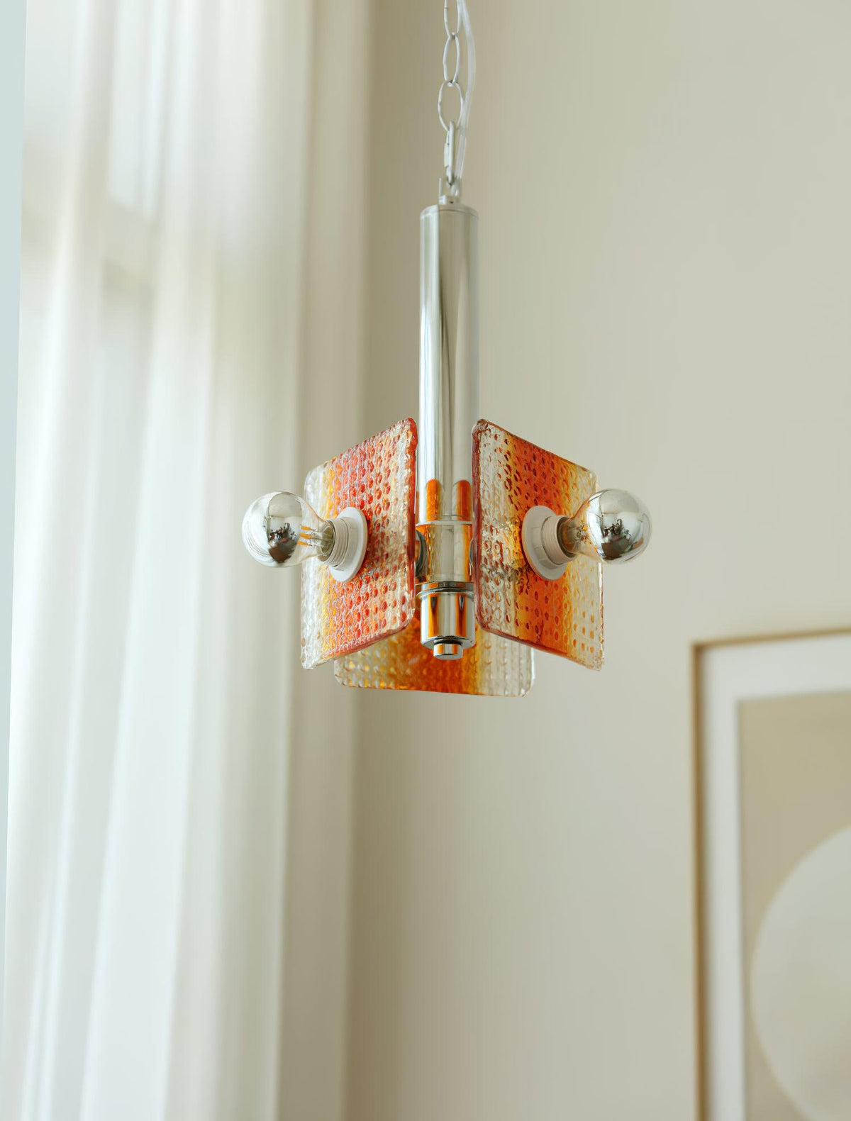 Vesk elegancka lampa wisząca ze szkła