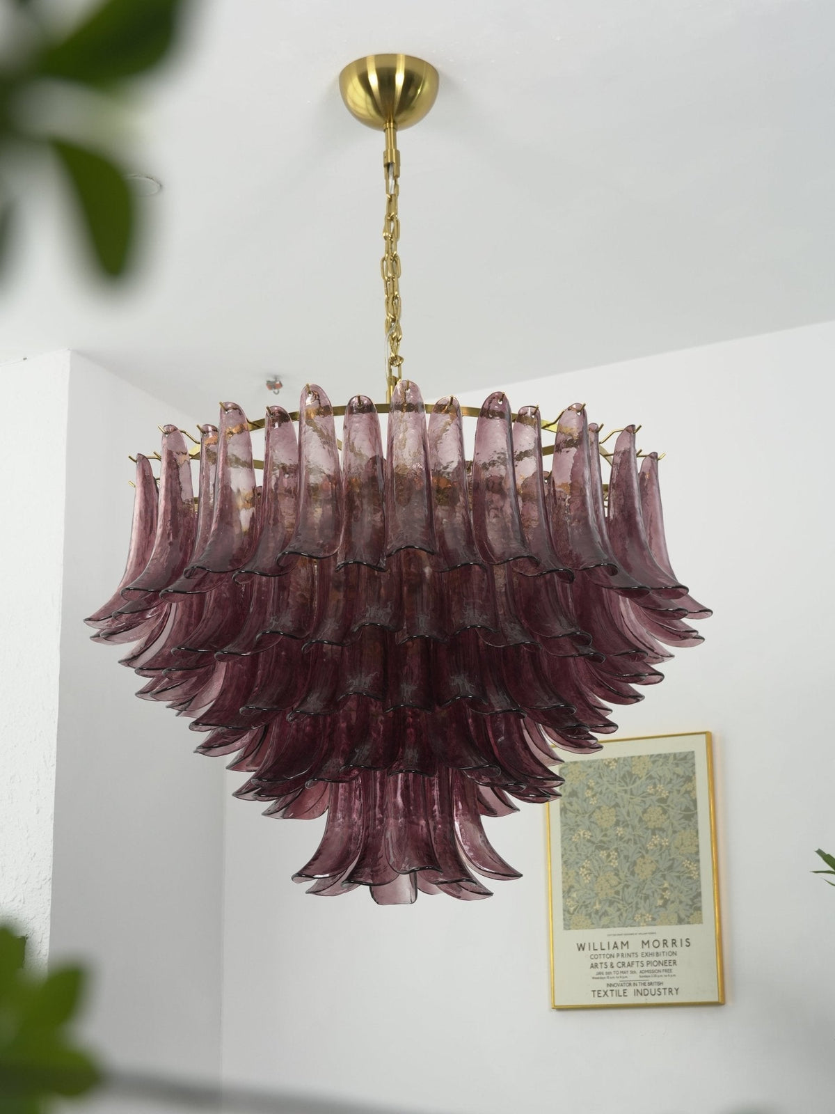 Amethyst Bloom żyrandol