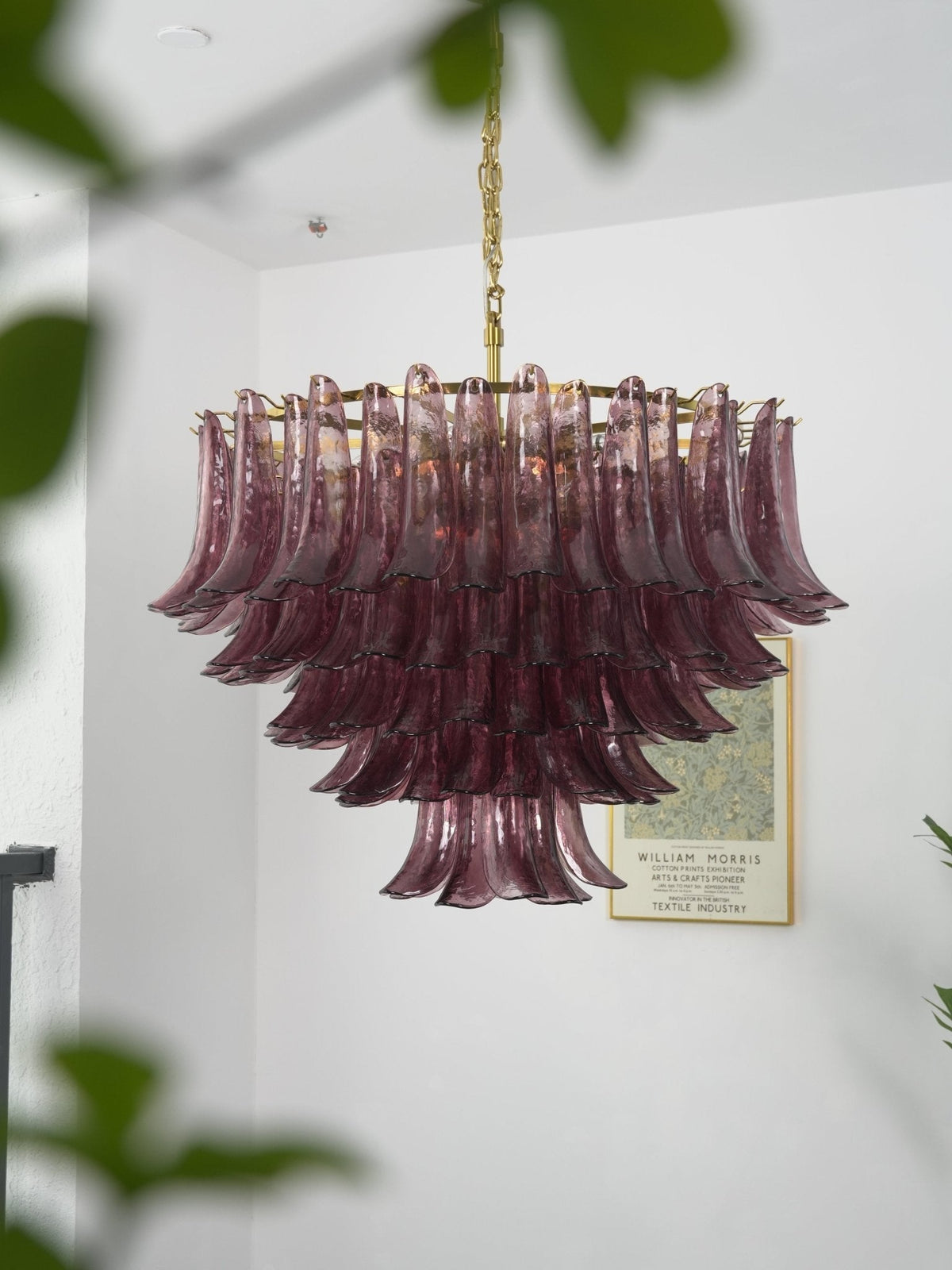 Amethyst Bloom żyrandol