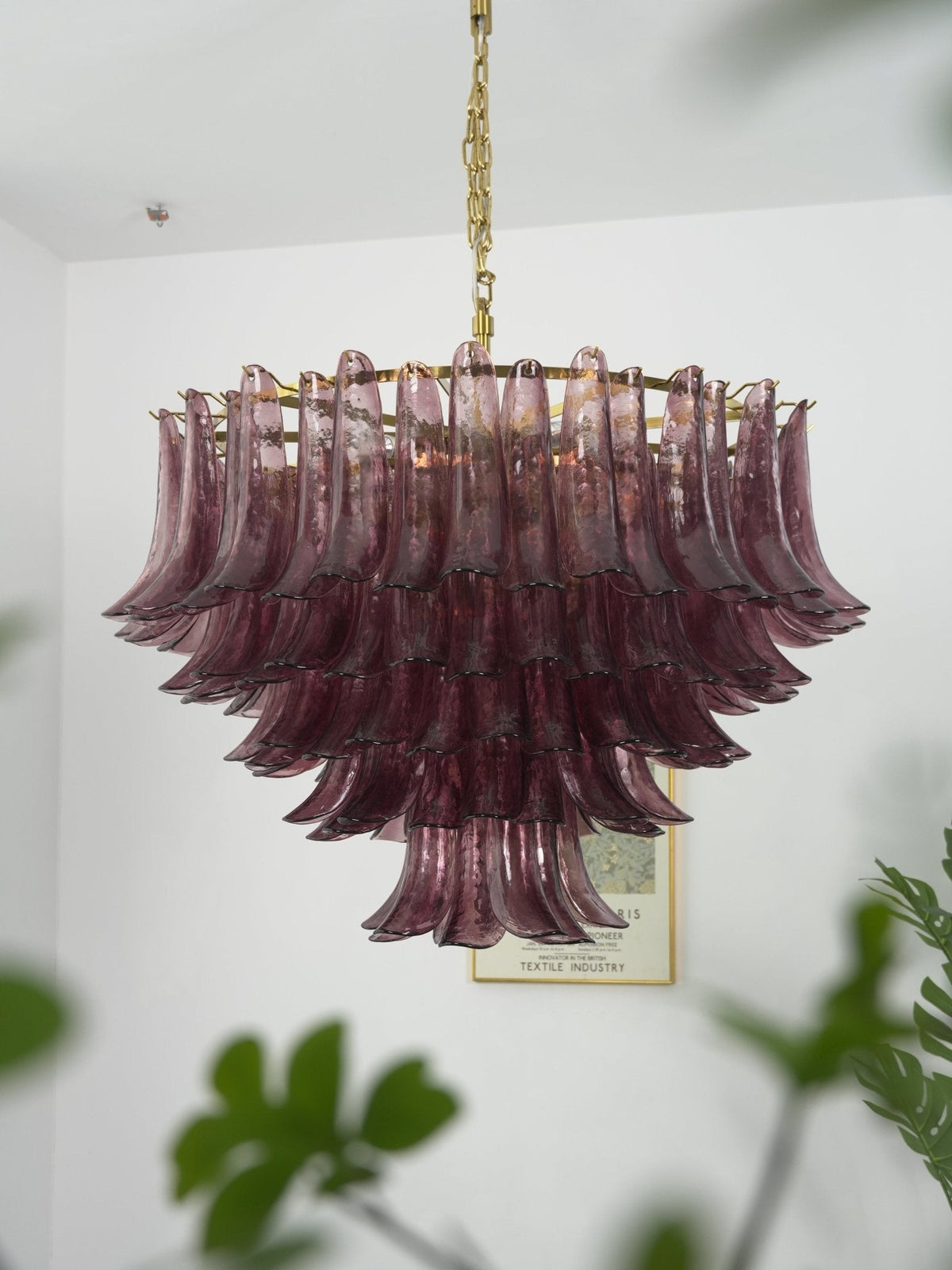 Amethyst Bloom żyrandol