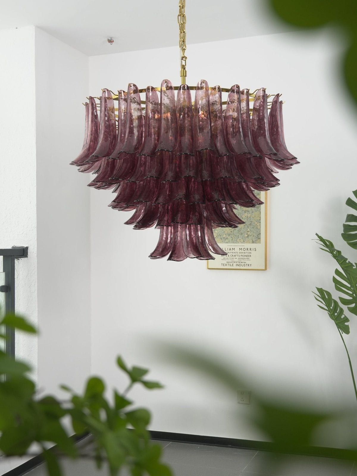Amethyst Bloom żyrandol