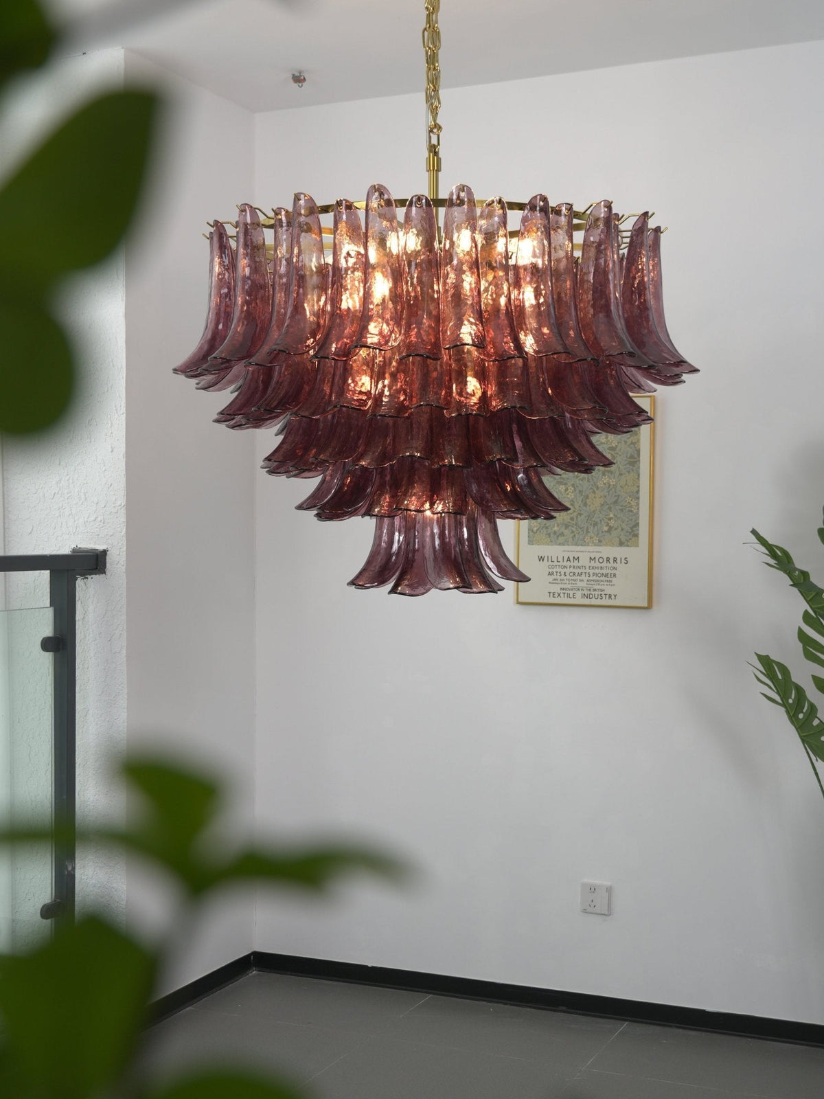 Amethyst Bloom żyrandol