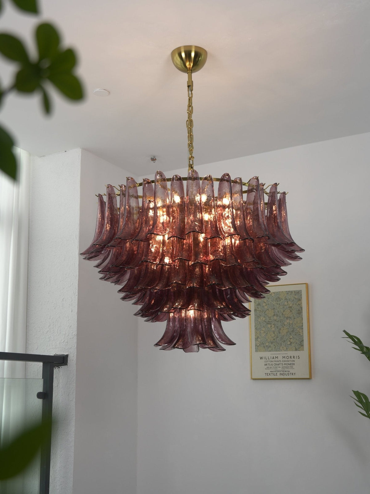 Amethyst Bloom żyrandol