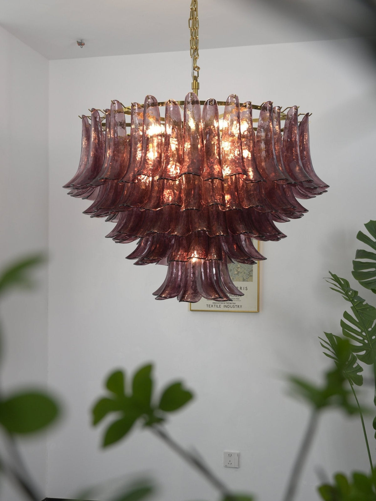 Amethyst Bloom żyrandol