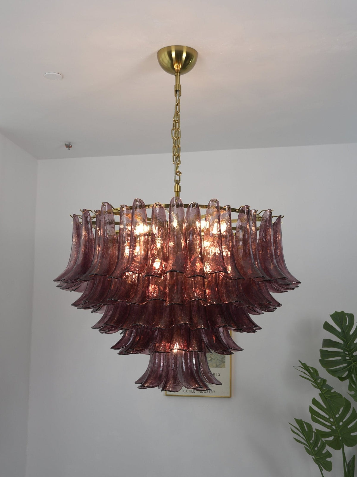 Amethyst Bloom żyrandol