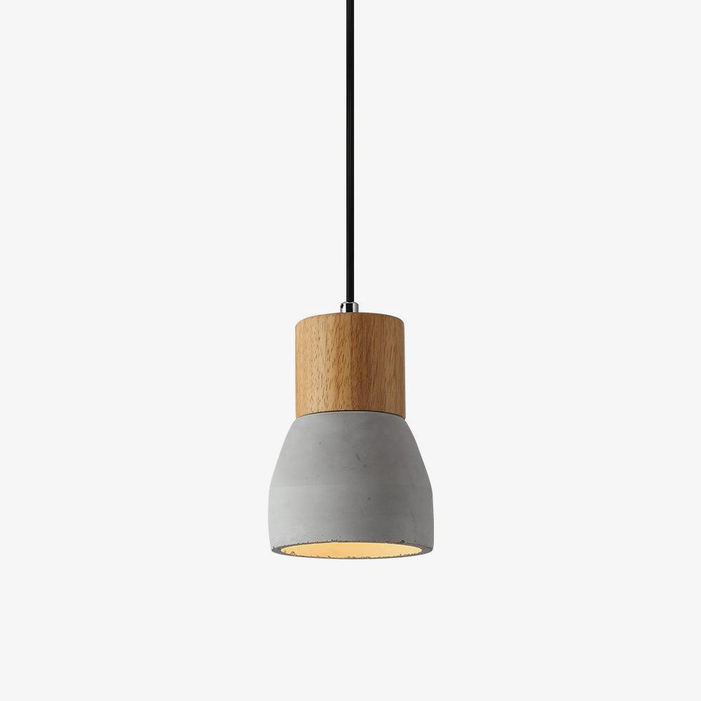 Concretis przemysłowa lampa wisząca z cementu