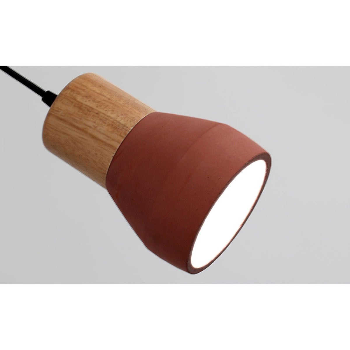 Concretis przemysłowa lampa wisząca z cementu