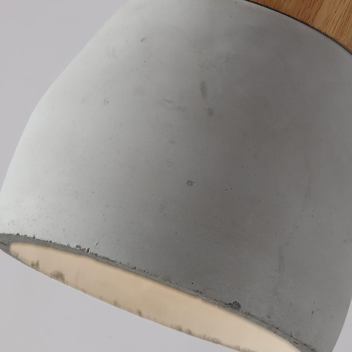 Concretis przemysłowa lampa wisząca z cementu
