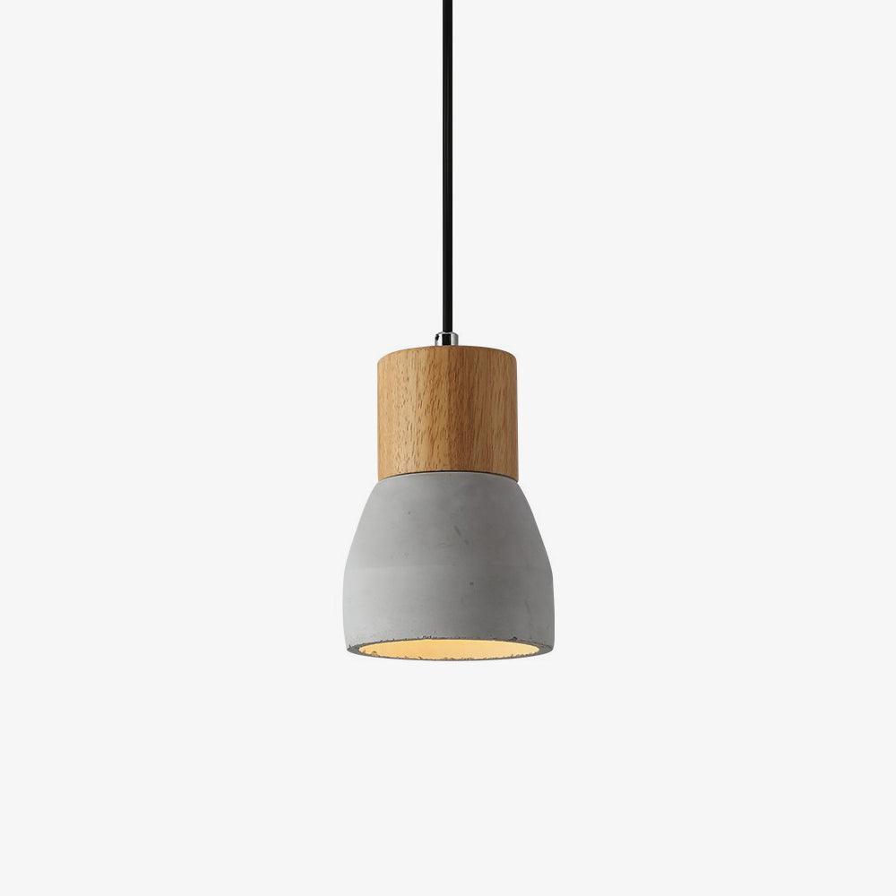 Concretis przemysłowa lampa wisząca z cementu
