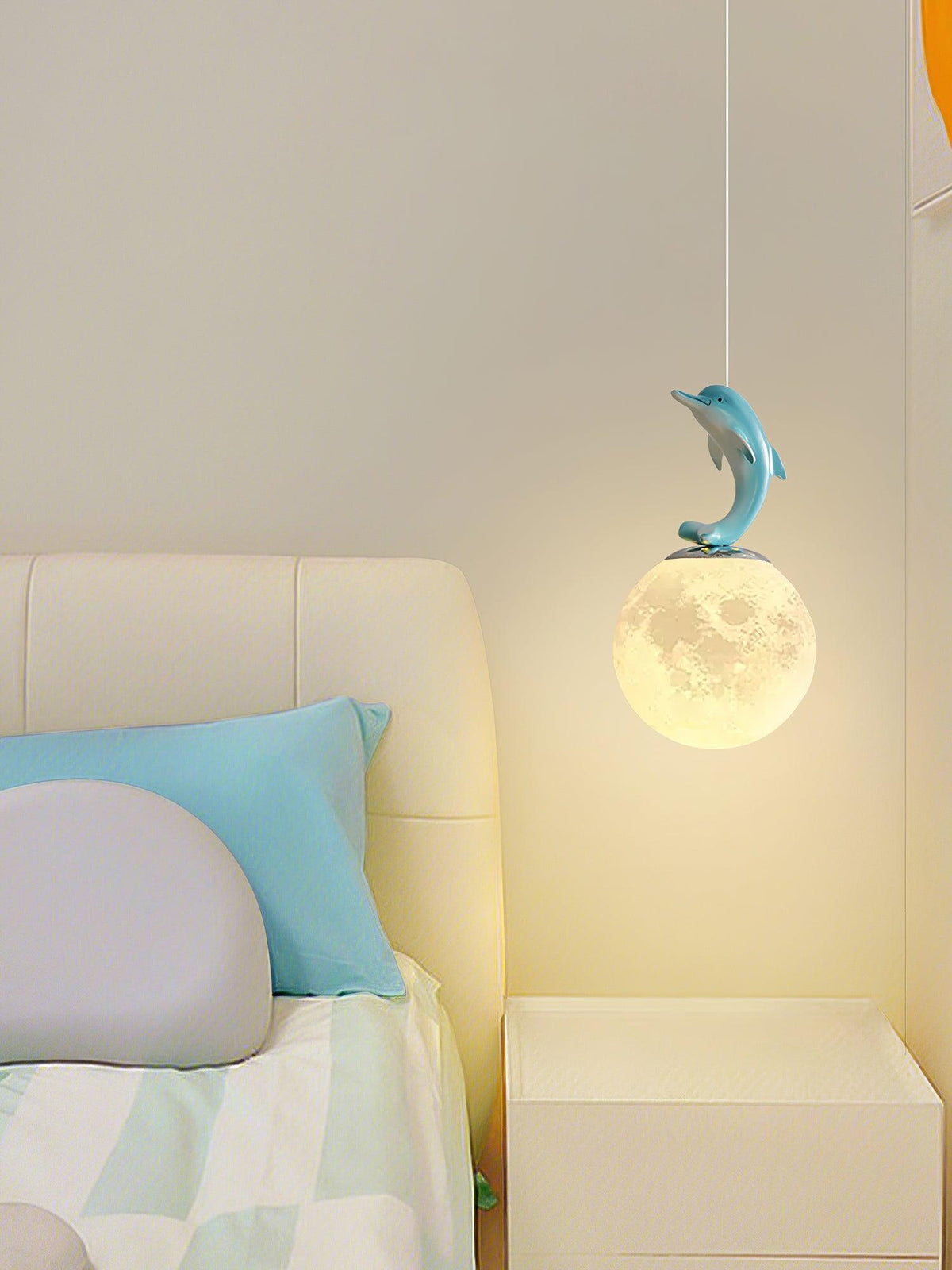 Amelio lampa wisząca z żywicy w stylu przytulnym