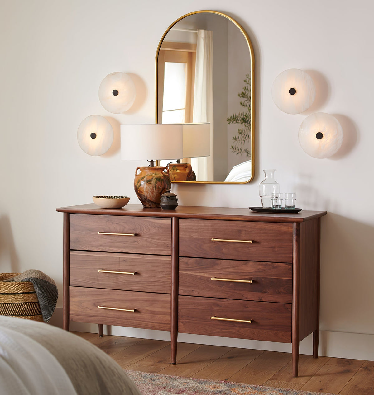 Clio Alabaster plafon lampa sufitowa montowana bezpośrednio