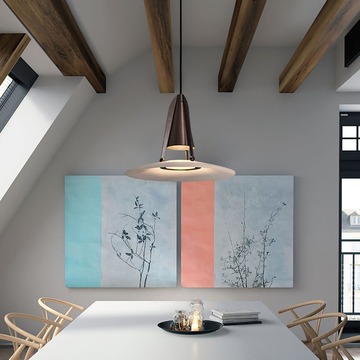 Halen lampa wisząca Alabaster Fusion