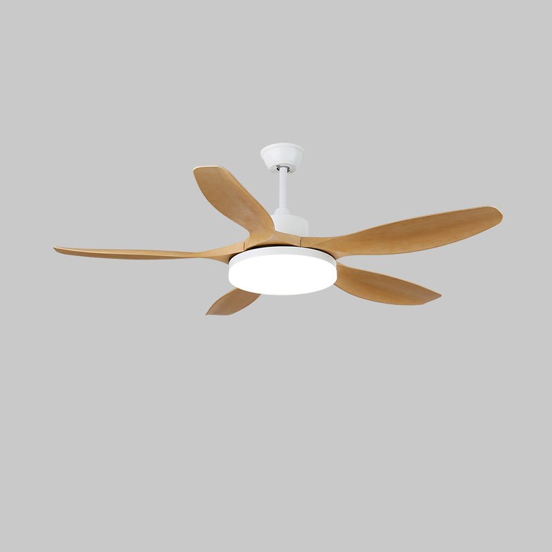 Arysen minimalistyczna lampa sufitowa z wentylatorem drewniana