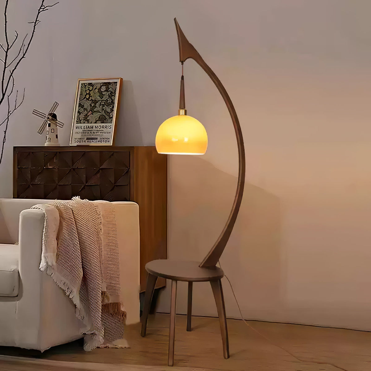 Arco Arc Curve lampa stojąca