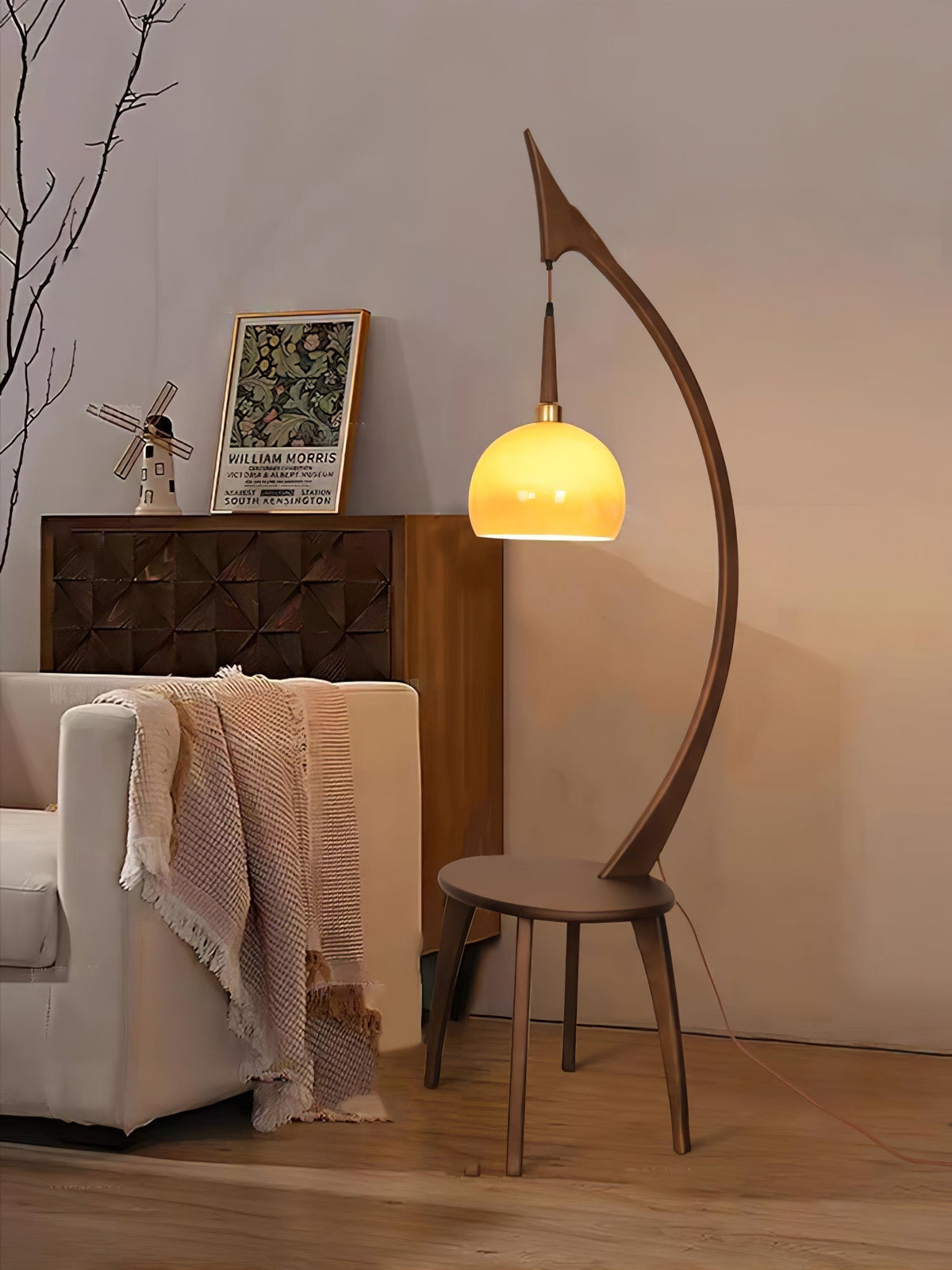 Arco Arc Curve lampa stojąca
