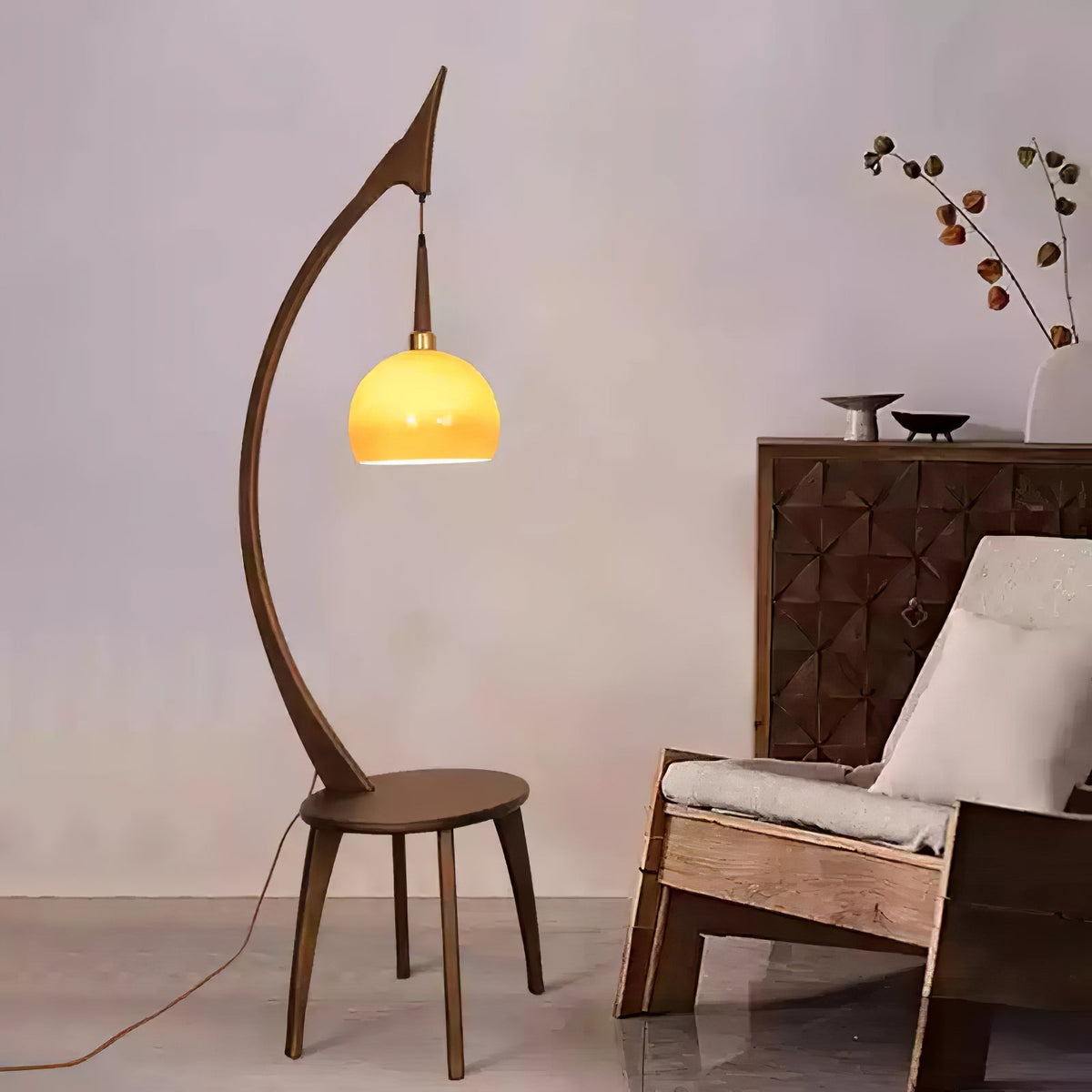 Arco Arc Curve lampa stojąca
