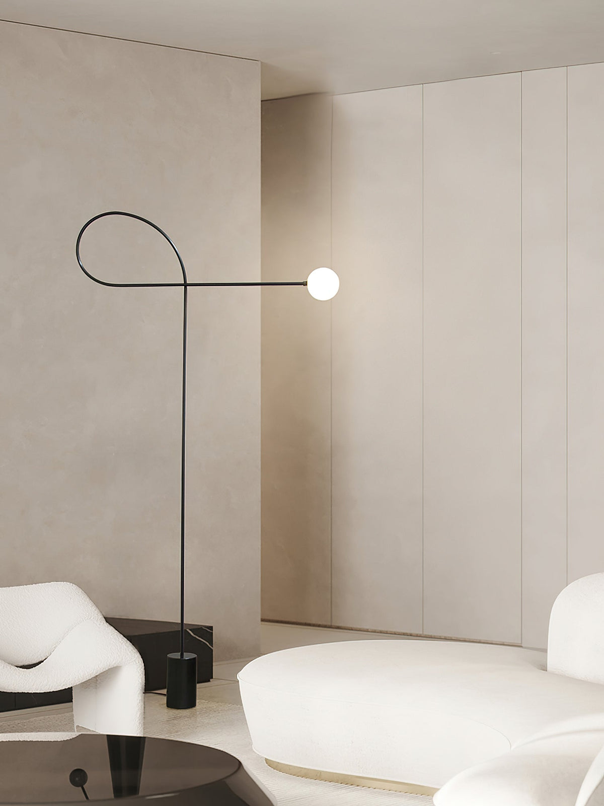 Zanoril rzeźbiarska lampa stojąca