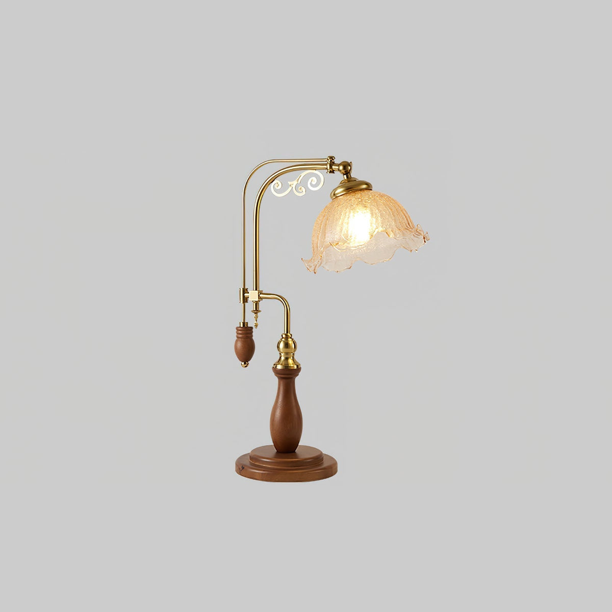 Chateau Arch Curves lampa stołowa ze szkła