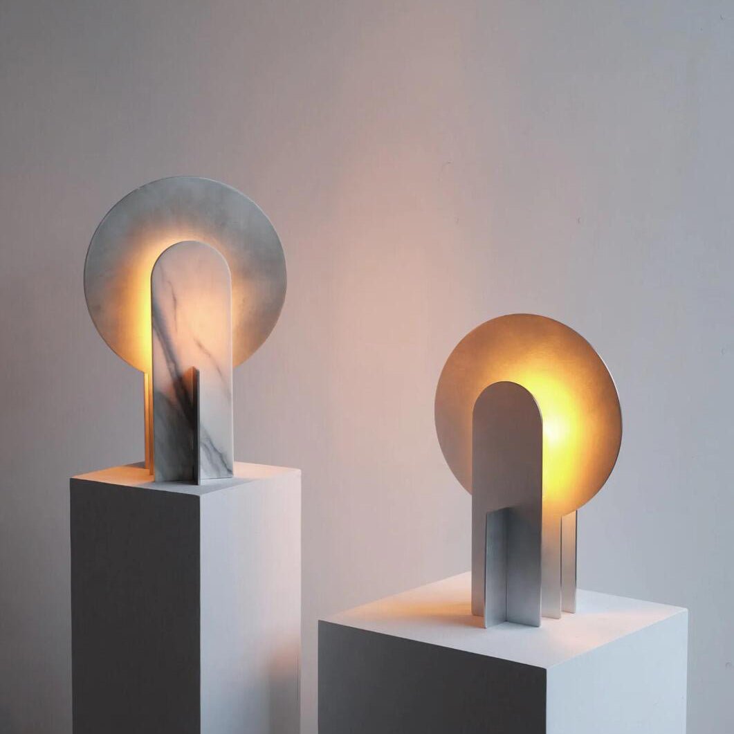 Solvique Arch Marble lampa stołowa
