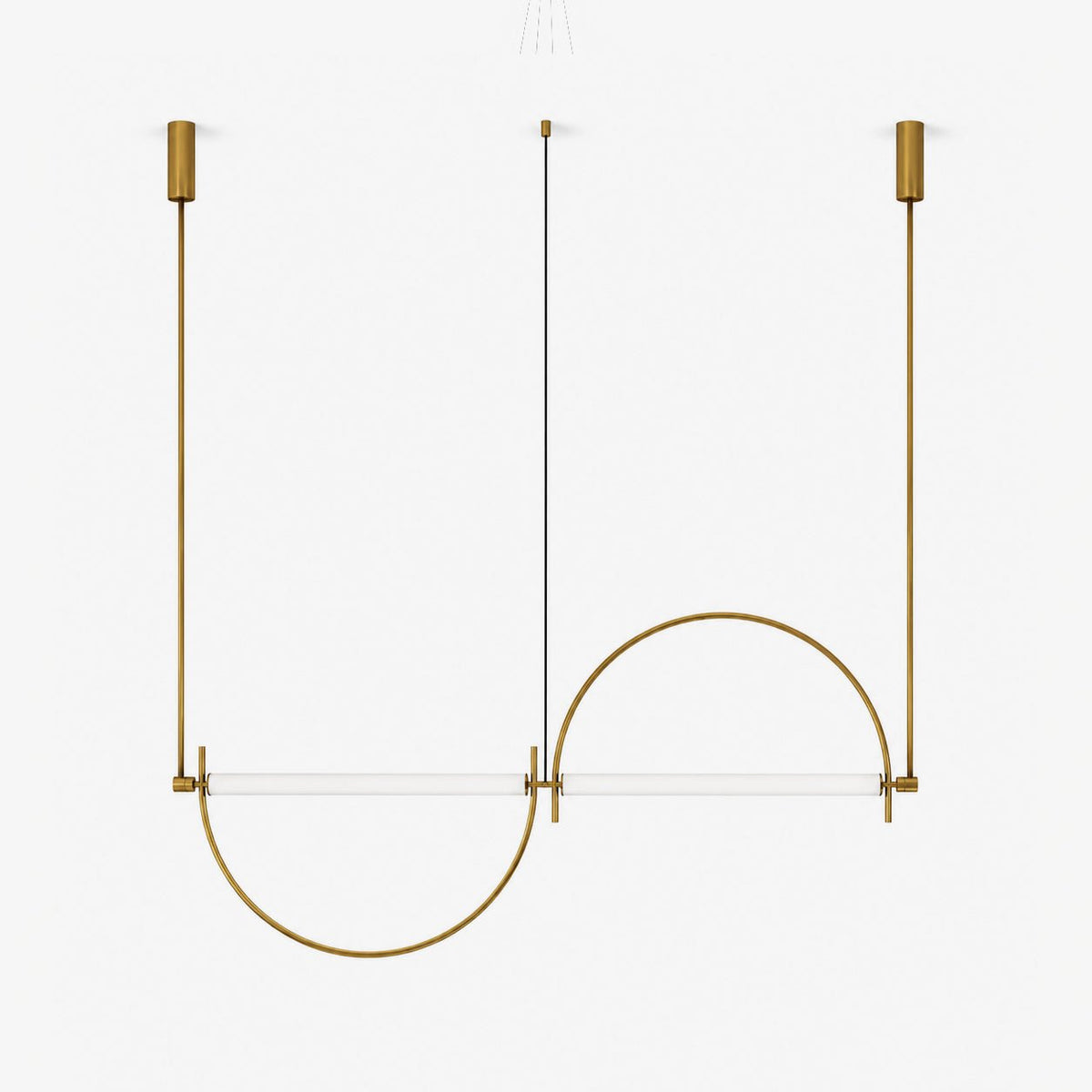 Arched liniowy żyrandol LED