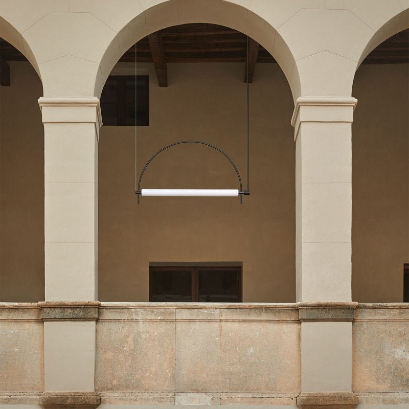 Arched liniowy żyrandol LED