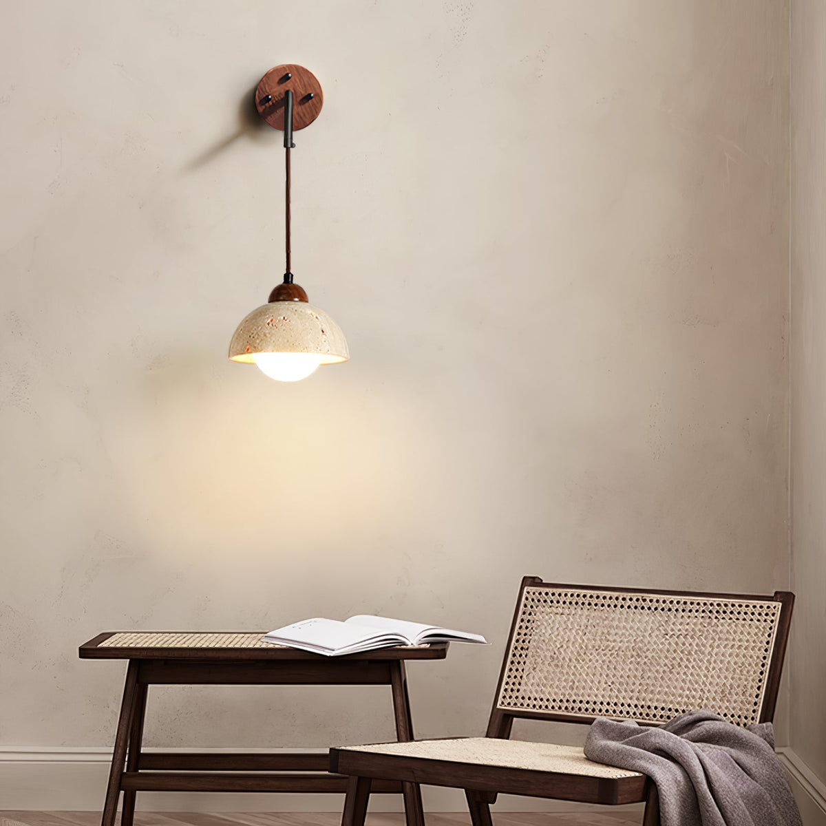 Valenella Travertine kinkiet