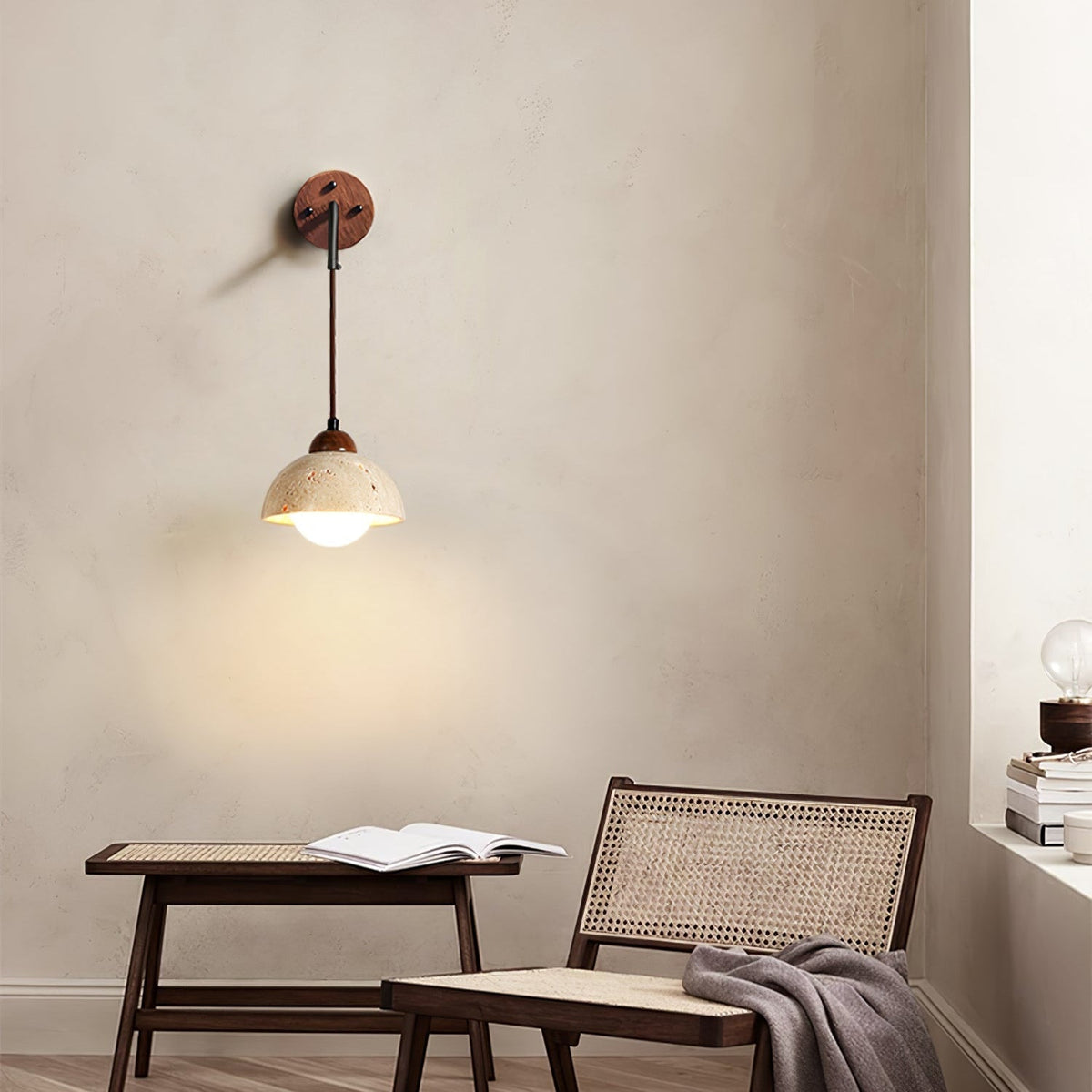 Valenella Travertine kinkiet