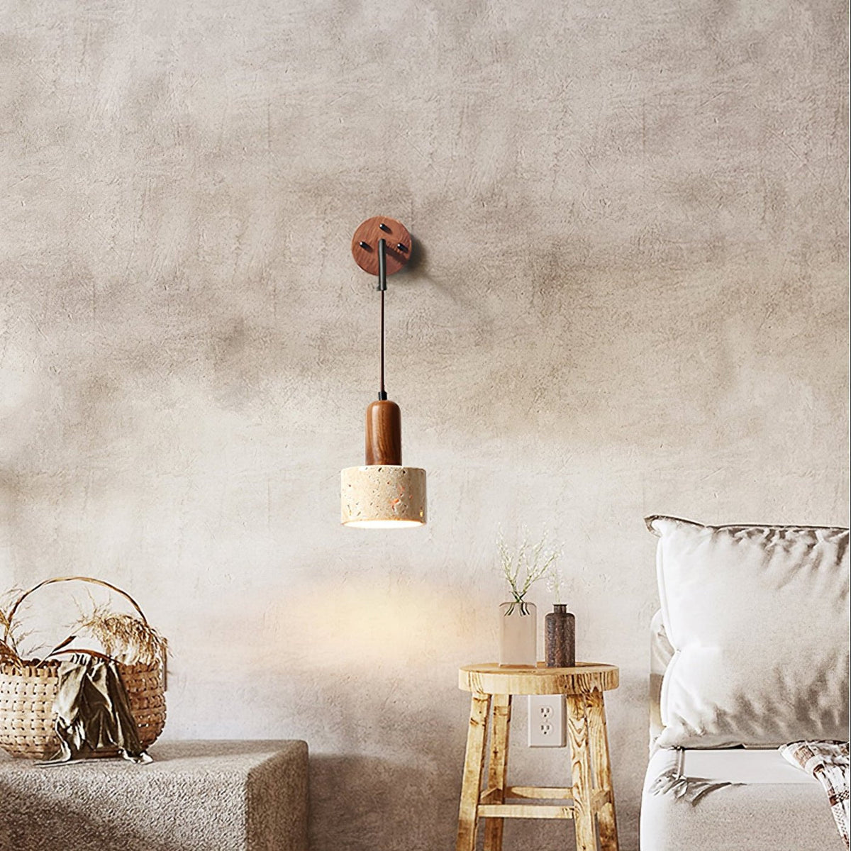 Valenella Travertine kinkiet