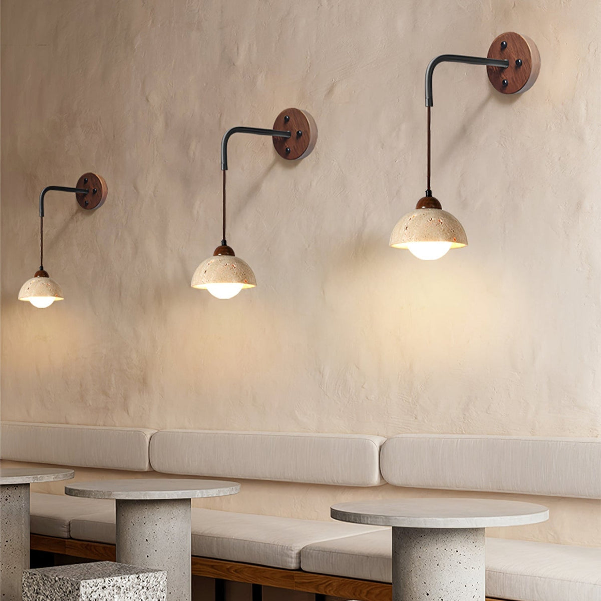 Valenella Travertine kinkiet