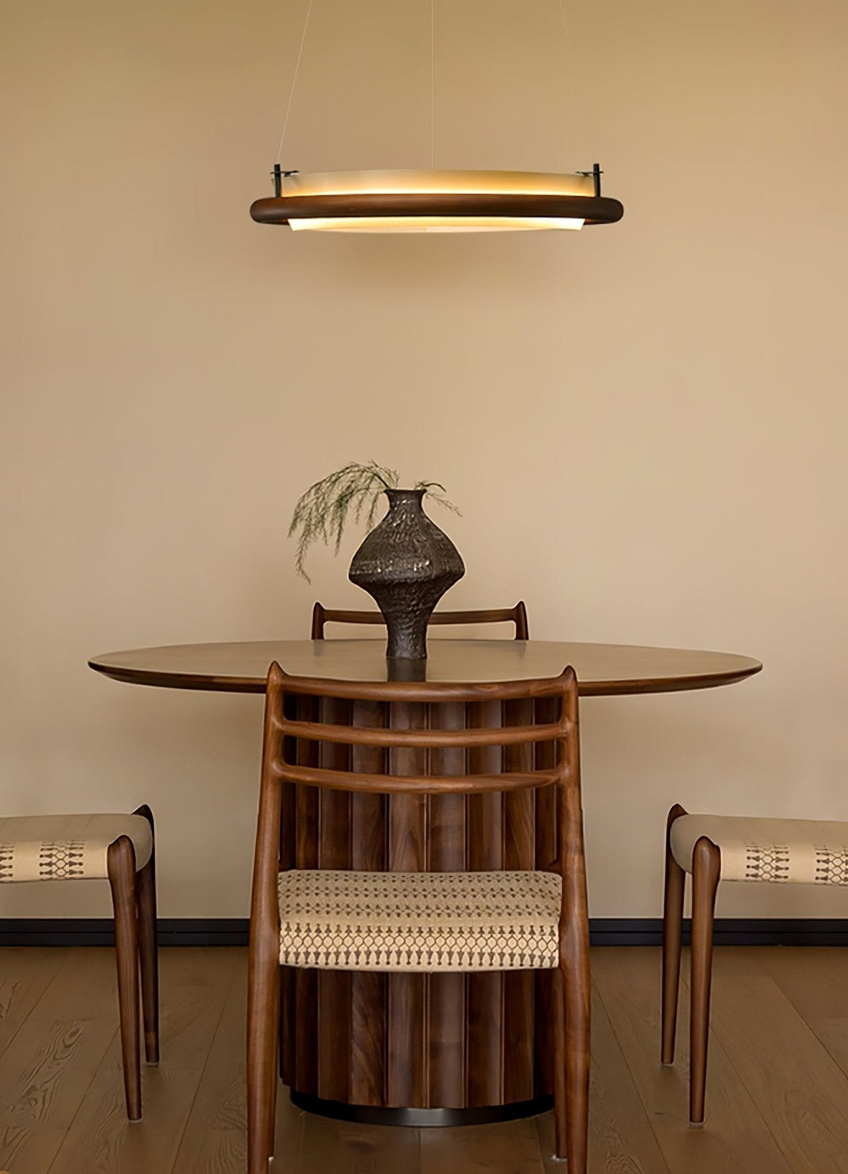 Olvelila lampa wisząca okrągła