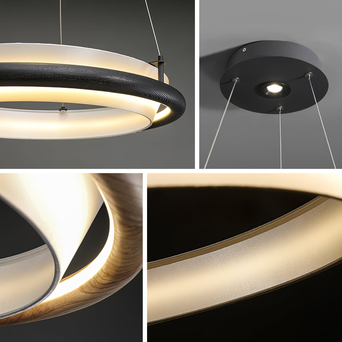 Olvelila lampa wisząca okrągła