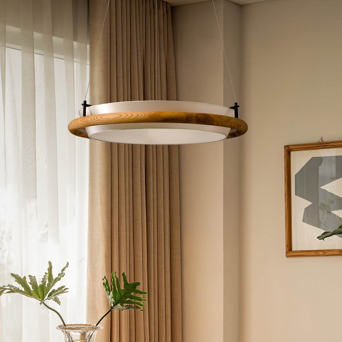 Olvelila lampa wisząca okrągła