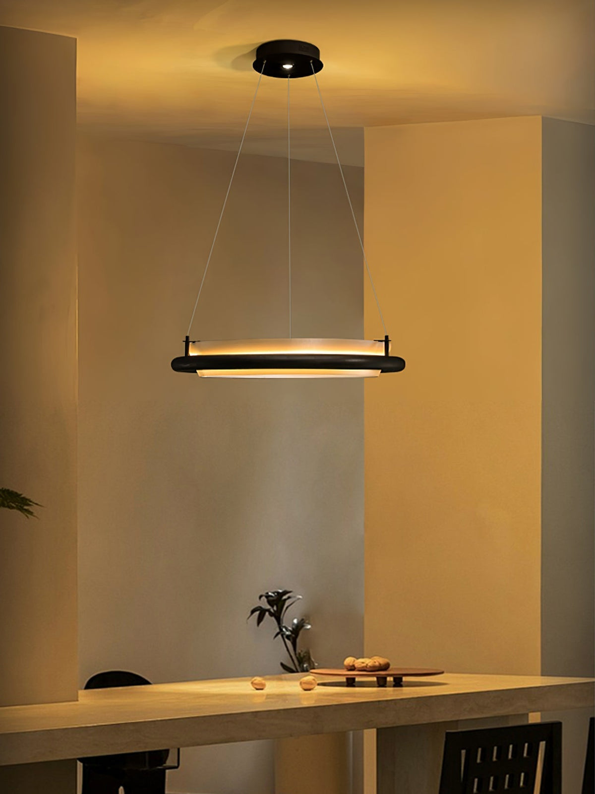 Olvelila lampa wisząca okrągła