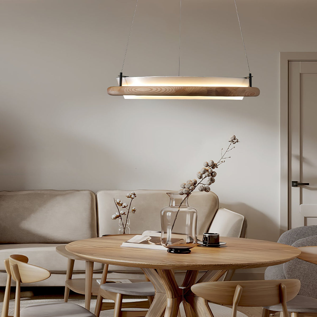 Olvelila lampa wisząca okrągła