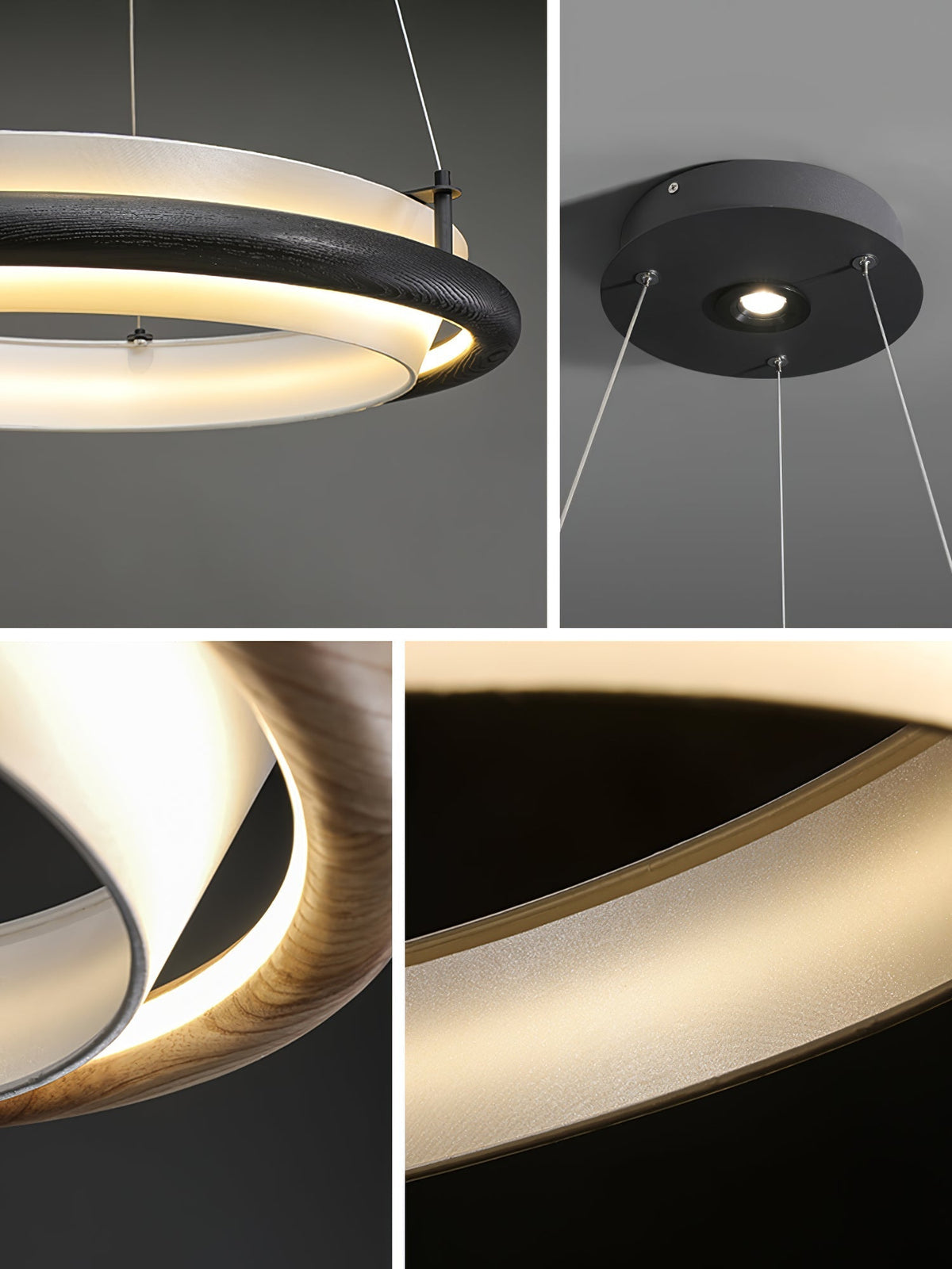 Olvelila lampa wisząca okrągła