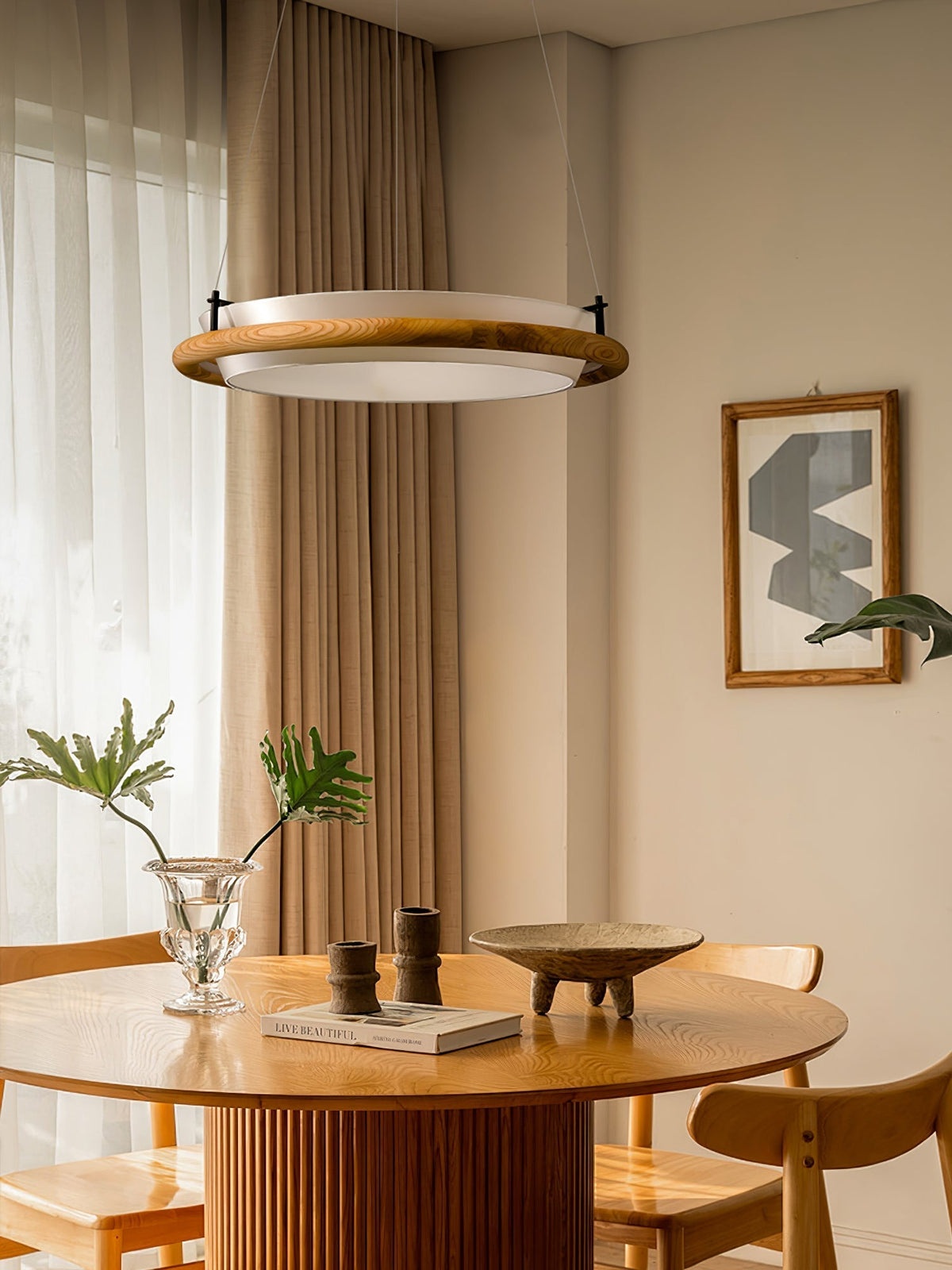Olvelila lampa wisząca okrągła