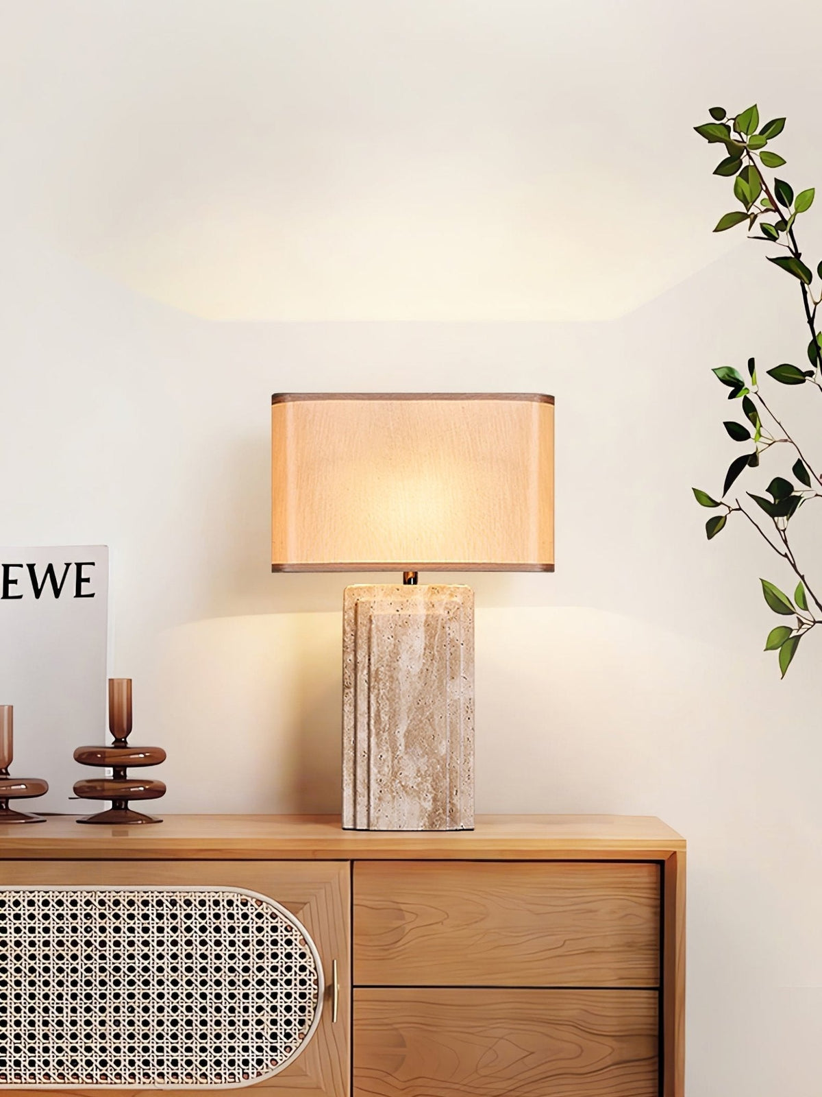 Cocare Travertine lampa stołowa