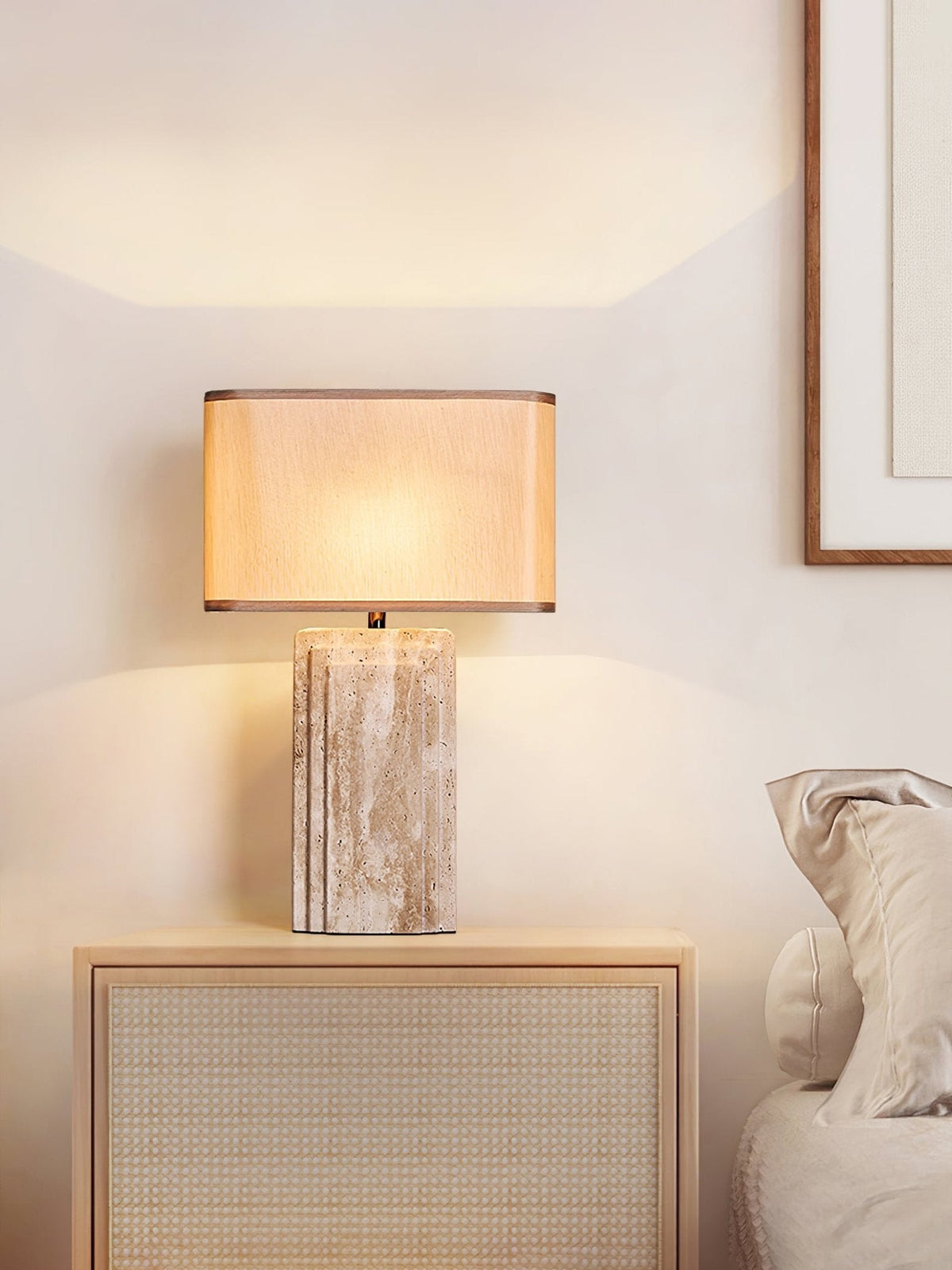 Cocare Travertine lampa stołowa