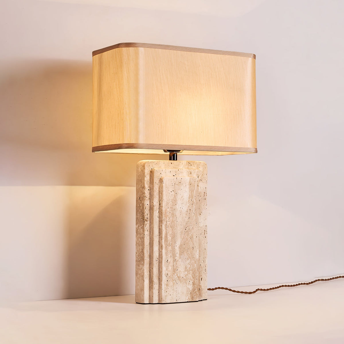 Cocare Travertine lampa stołowa