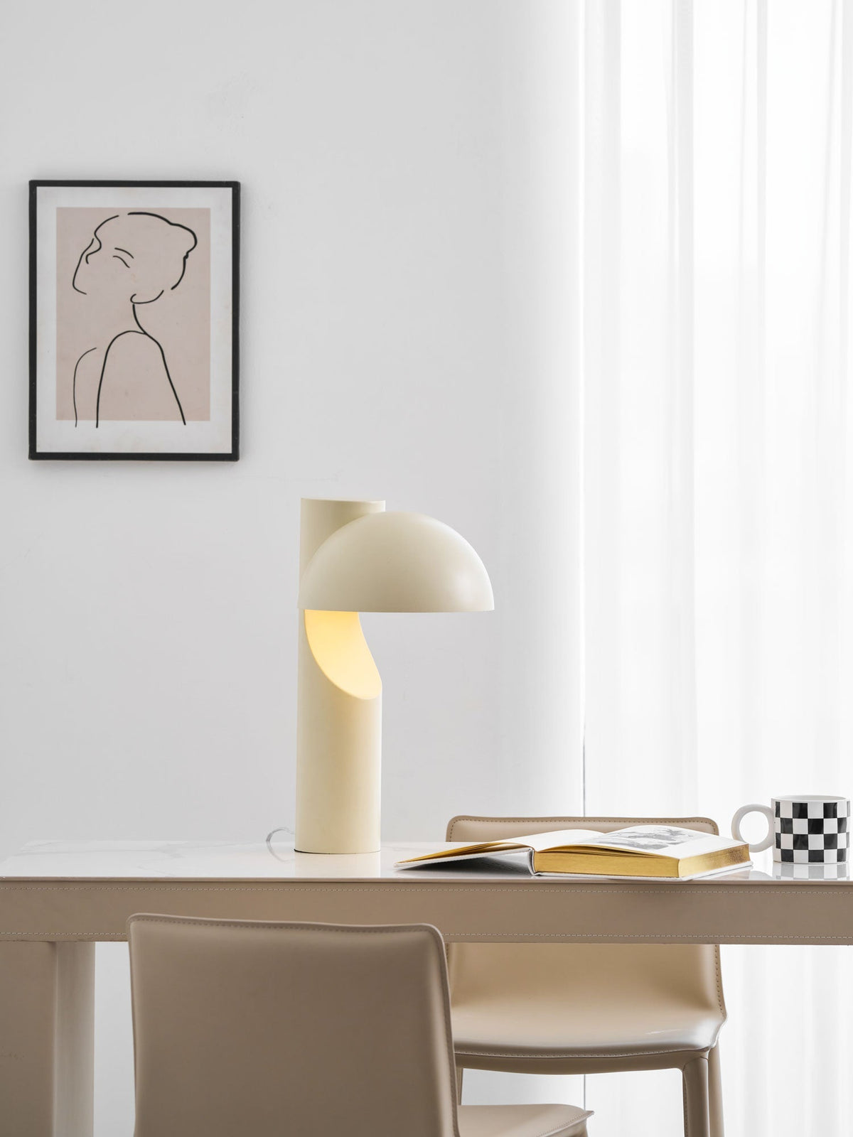 Belviora minimalistyczna lampa stołowa