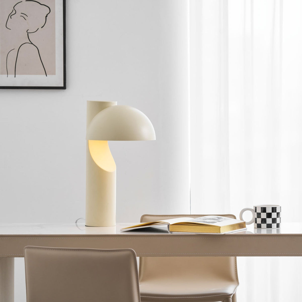 Belviora minimalistyczna lampa stołowa
