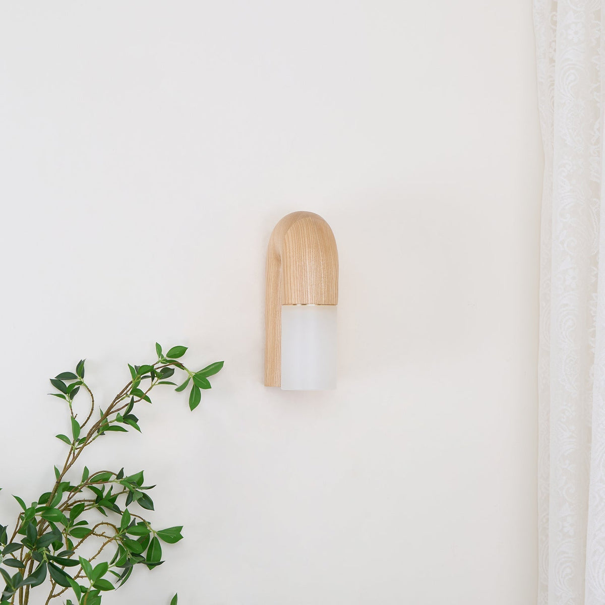 Cielum minimalistyczny kinkiet ze szkła