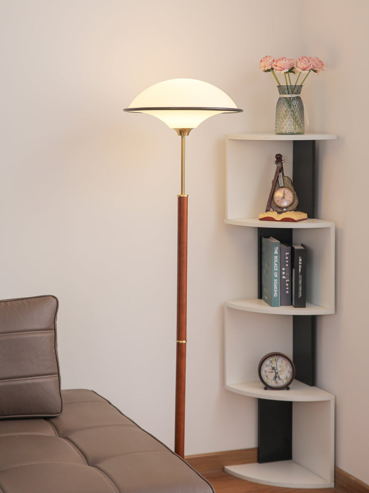 Astralis drewniany żyrandol Art Deco