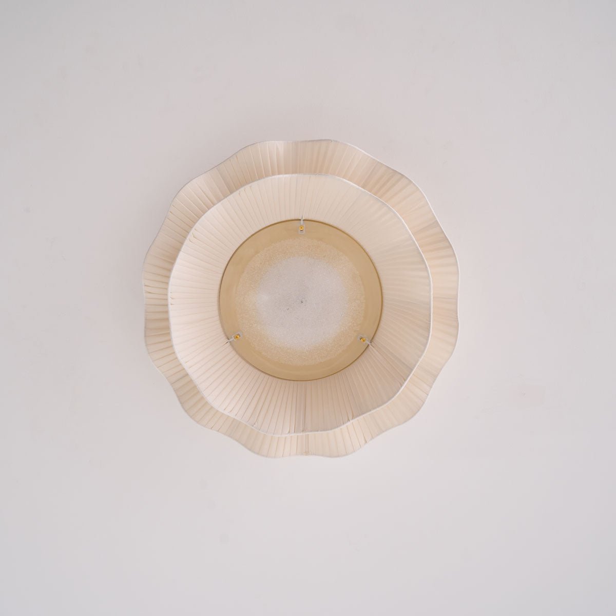 Mylirira Premium Elegance Wave mosiądz lampa sufitowa z tkaniny