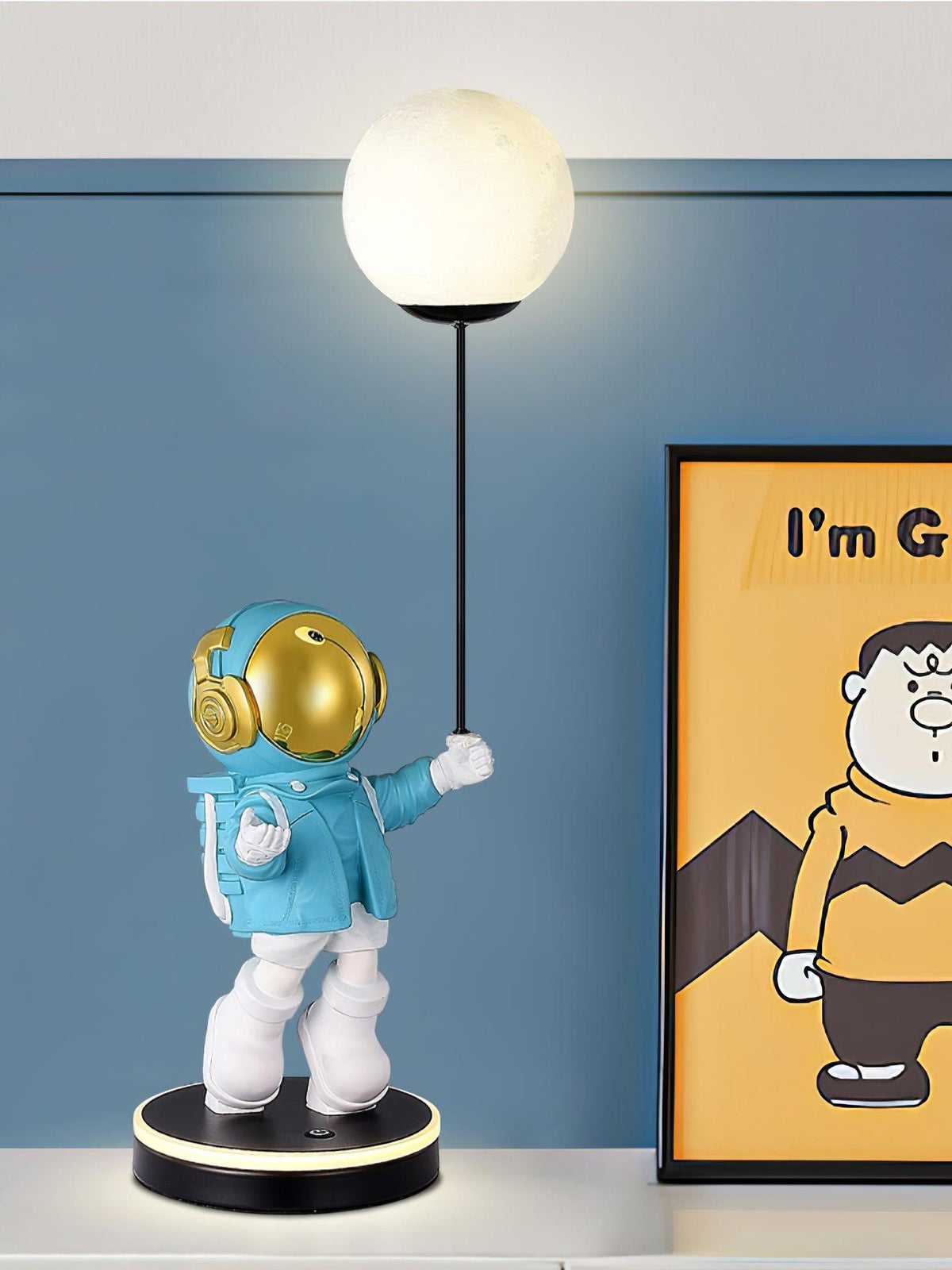Lampa stołowa Astronauta i Planeta Stellar