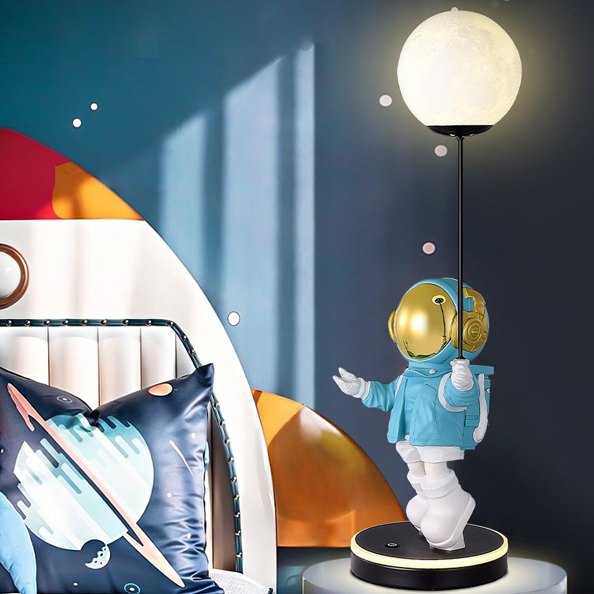 Lampa stołowa Astronauta i Planeta Stellar
