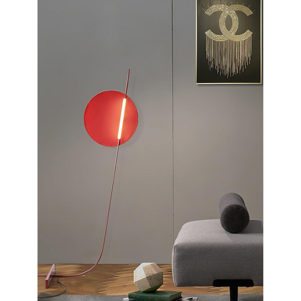 Solana lampa stojąca