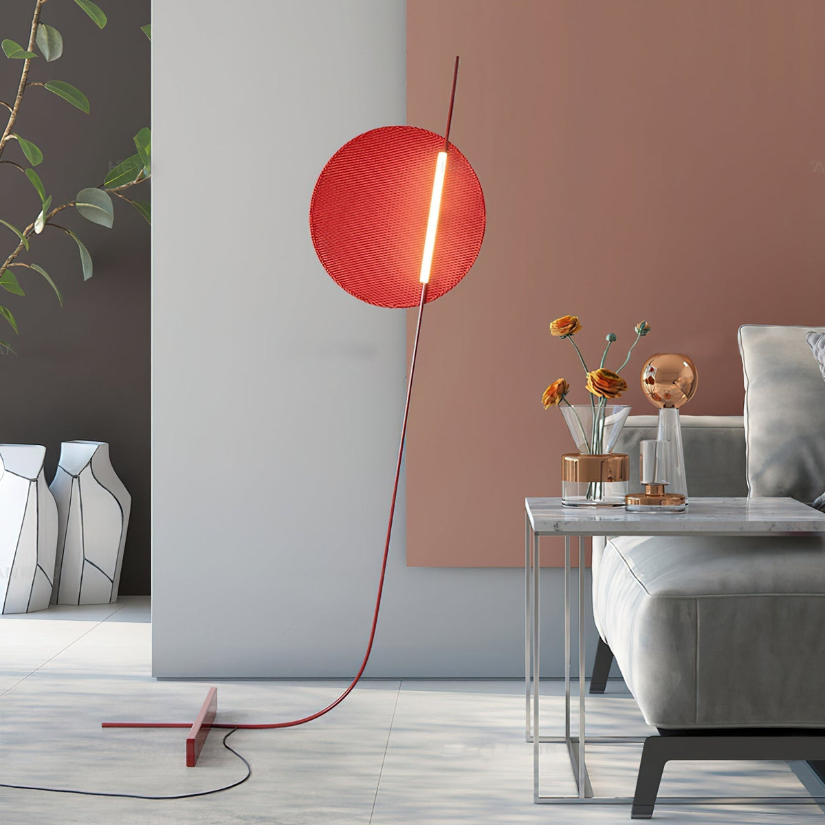 Solana lampa stojąca